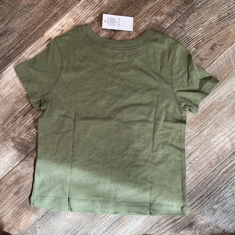 Old Navy Toddler Green Short Sleeve Tee Strong Like Mom Size 2T